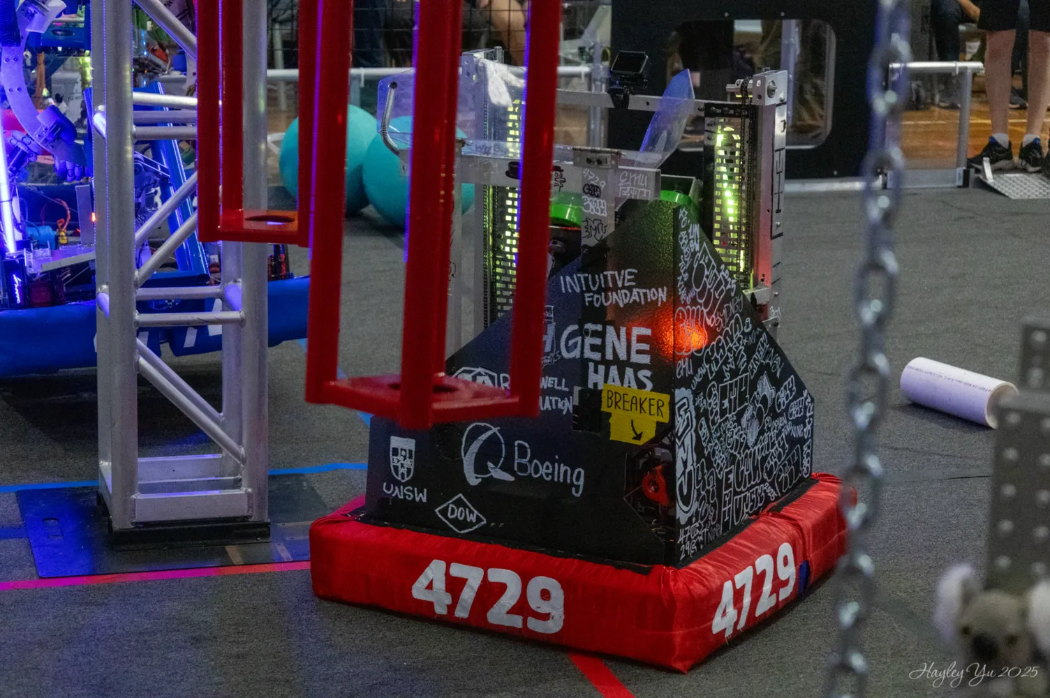 EMU Robotics 2025 robot in game